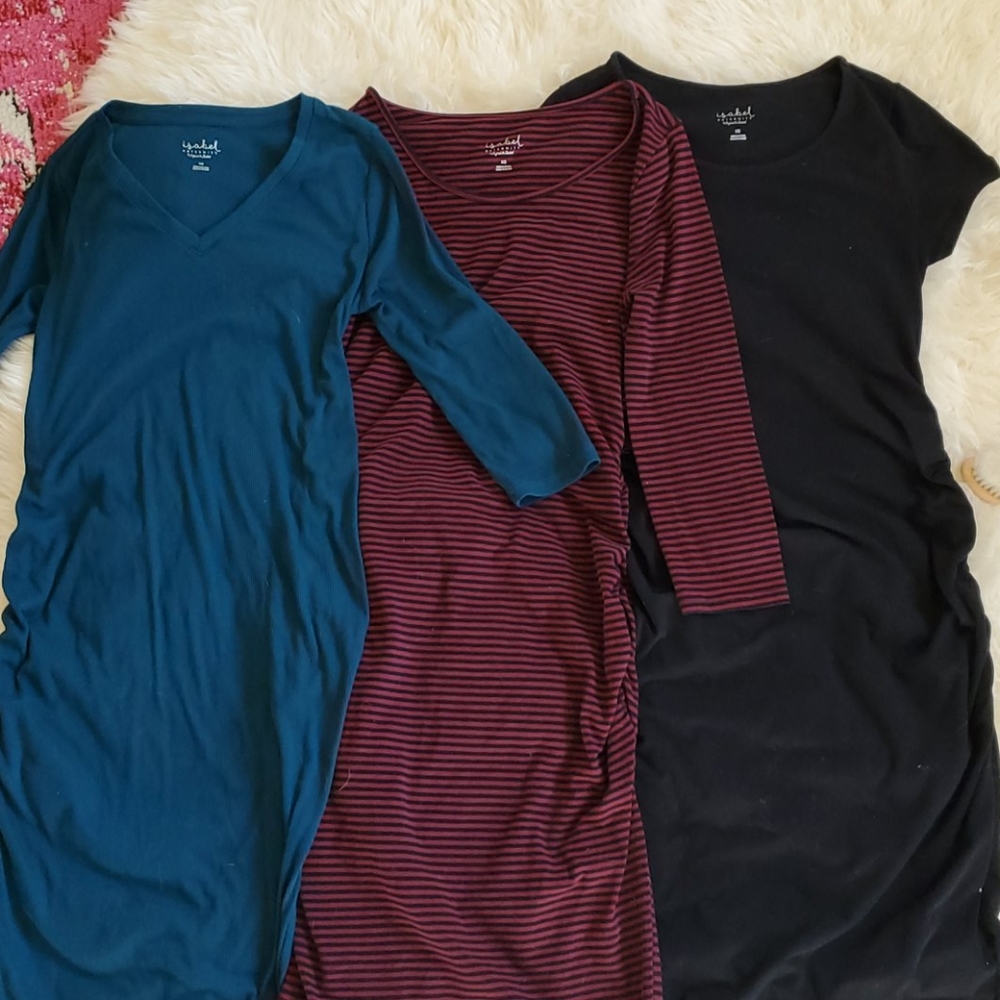 Bundle of 3 Isabel Maternity Dresses
